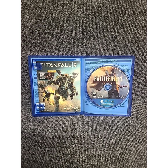 PS4 Battlefield 1 (PlayStation 4, 2016) No Manual Tested - Picture 3 of 4